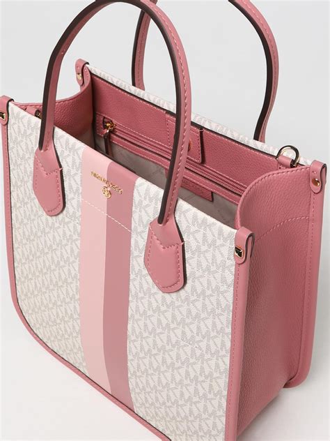 pale pink purse michael kors|Michael Kors pink canvas tote.